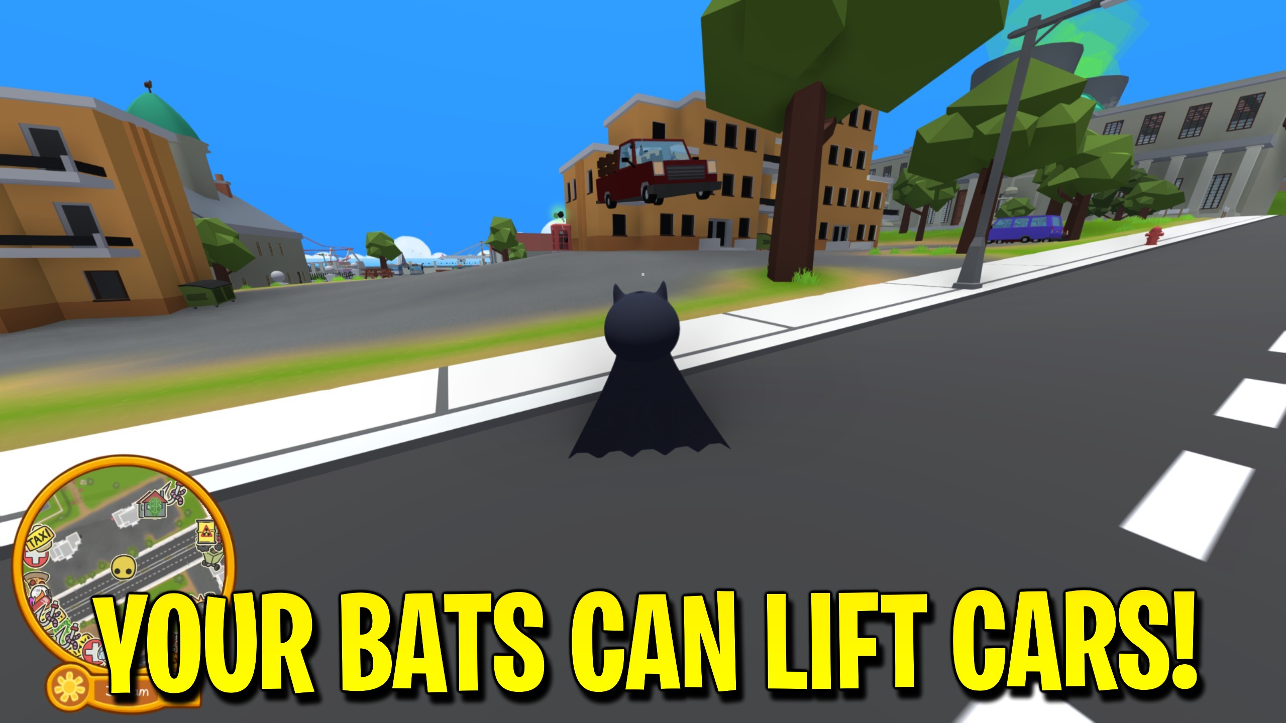 Wobbly Life — Night Patrol (Bat Hero Kit) (screenshot 4)